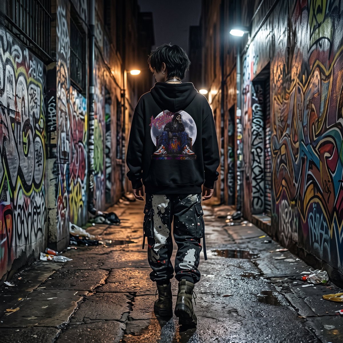 ApocalypseGW's tweet photo. New Drop Alert 🚨 The Lunar Reaper Heavyweight Hoodie is officially live. Oversized 8.25 oz fleece, high-density print, built for heavy lifts & street fits. Tap the link in bio to cop before it sells out 🩸🔥 #ApocalypseGymWear #Streetwear #PumpCover #GymWear #DarkFantasy #HeavyweightHoodie #FitCheck