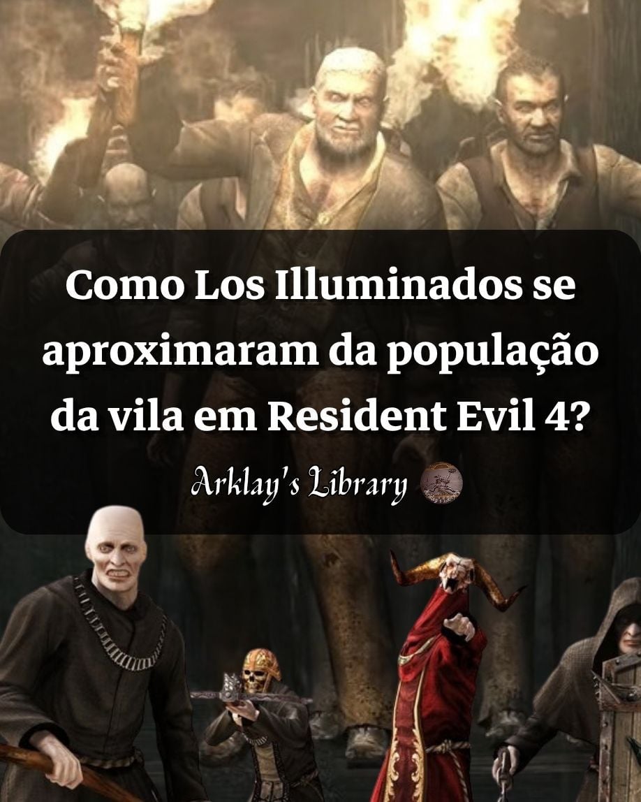 ArklayLibrary's tweet photo. Como Los Illuminados se aproximaram da população da vila em #ResidentEvil4? 

Siga o fio 🧵 👇️ https://t.co/tf2F8LEIgb
