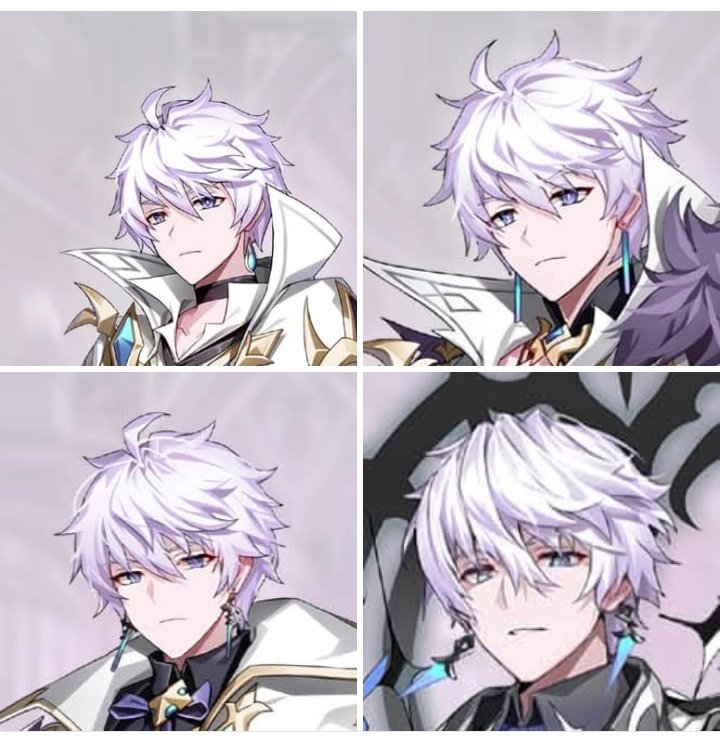 hmi_uwu's tweet photo. If you notice, then you notice that from base form to SI form, Myst lost his ahoge to smile, and the outfit get more darker with each upform but wing is still white
But with spirit? No ahoge, no smile, and the outfit just pure white and no feather wings
#그랜드체이스 #GrandChase https://t.co/tLewjWxc1v