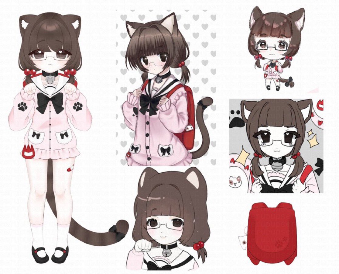 loserchan01's tweet photo. selling this cat girl oc !! 
currently up for $65, worth $100 
cashapp and paypal 
please repost, i need new glasses https://t.co/NB8cBbxtIR