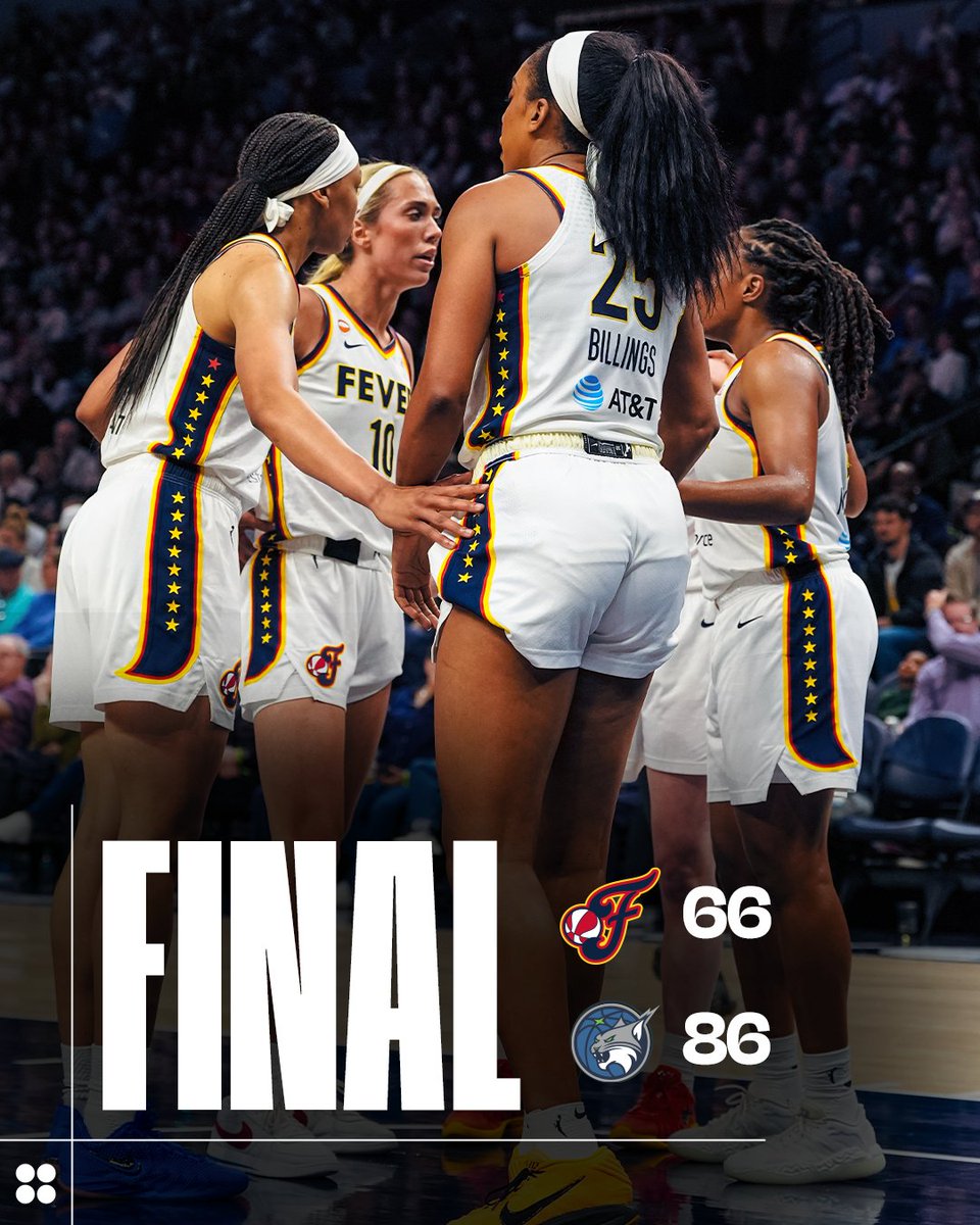 IndianaFever's tweet photo. final in Minnesota. https://t.co/wqlrvVijfe