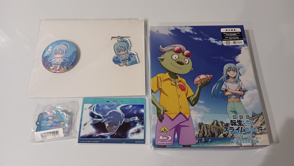 bobeetoneeto's tweet photo. 映画館に���に行けなかった転スラの映画がBlu-rayで出たので予約していたのが到着 https://t.co/TnRrUmcgw2