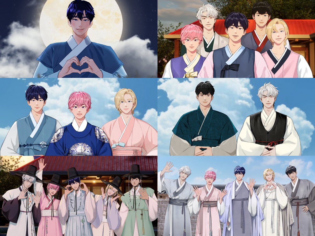 asterumidol's tweet photo. chuseok with plave in 2022, 2023, 2024, 2025, and 2026 💙💜🩷❤️🖤 https://t.co/ZkNGjnZElN