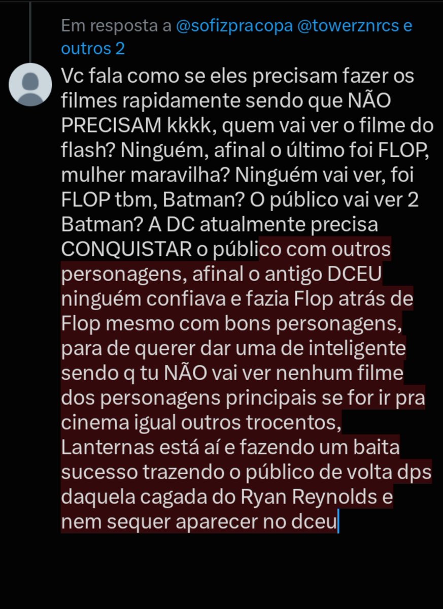 sofizpracopa's tweet photo. @towerznrcs @CaioFl18 @kanecomicgeek Vem cá, tu por acaso reclamou quando a Marvel em seu 2 ano só tinha homem de ferro e Hulk? (Um Flop tbm kk) Pra q está reclamando da DC? Ela está pegando varios personagens ué kkkk, Superman = homem de ferro porém com mais bilheteria 
Supergirl= Hulk ambos Flop https://t.co/kuuP2IC4PF