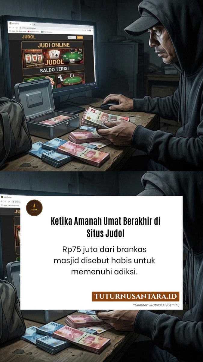 TuturNusanfvsc's tweet photo. 🕊️ SEBUAH BRANKAS DIBUKA. Rp75 JUTA PERGI. TAPI CERITANYA JAUH LEBIH PANJANG.

Kasus di Masjid Al Markaz Al Islami, Makassar, membuka kisah tentang pencurian, adiksi, sabu, dan judi online. 👇🧵
#jagaindonesia https://t.co/uP7SFL2KpF