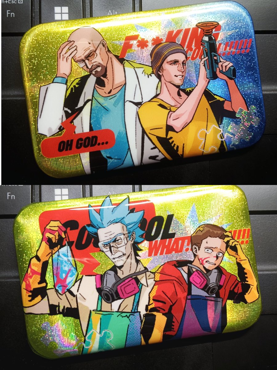 JINGDIANCIPAN's tweet photo. 🧊🧊🧊
#BreakingBad 
#RickandMorty https://t.co/iXN7KVey84