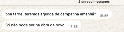 PCO29's tweet photo. Tradução:

Globo: tem agenda? Só não pode ser aquela que deu muito público.

É muita patifaria a Globo querer definir o que você faz quando eles cobrem sua candidatura uma vez por semana...

@BrunoDi24592488 não pode nem trabalhar https://t.co/B9ZkHwtakj