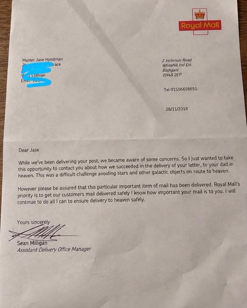 Complex's tweet photo. Boy writes letter to his late dad in heaven and gets a reply 

[via/ ThisMorning] https://t.co/HZiAgeZxqx