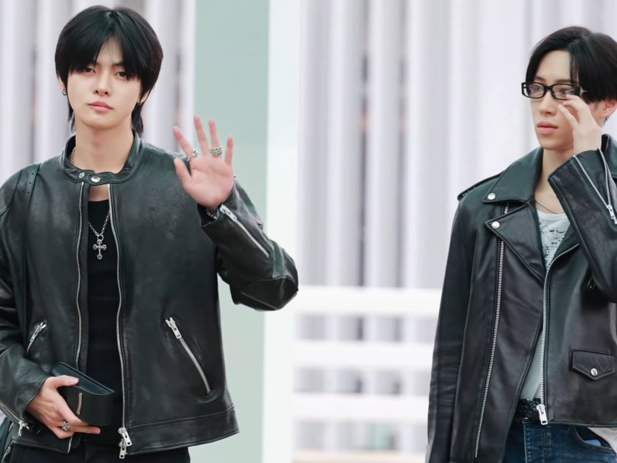 naronlhx's tweet photo. leohao look so cool together in their leather jackets 🖤 https://t.co/wO1yAG1za9