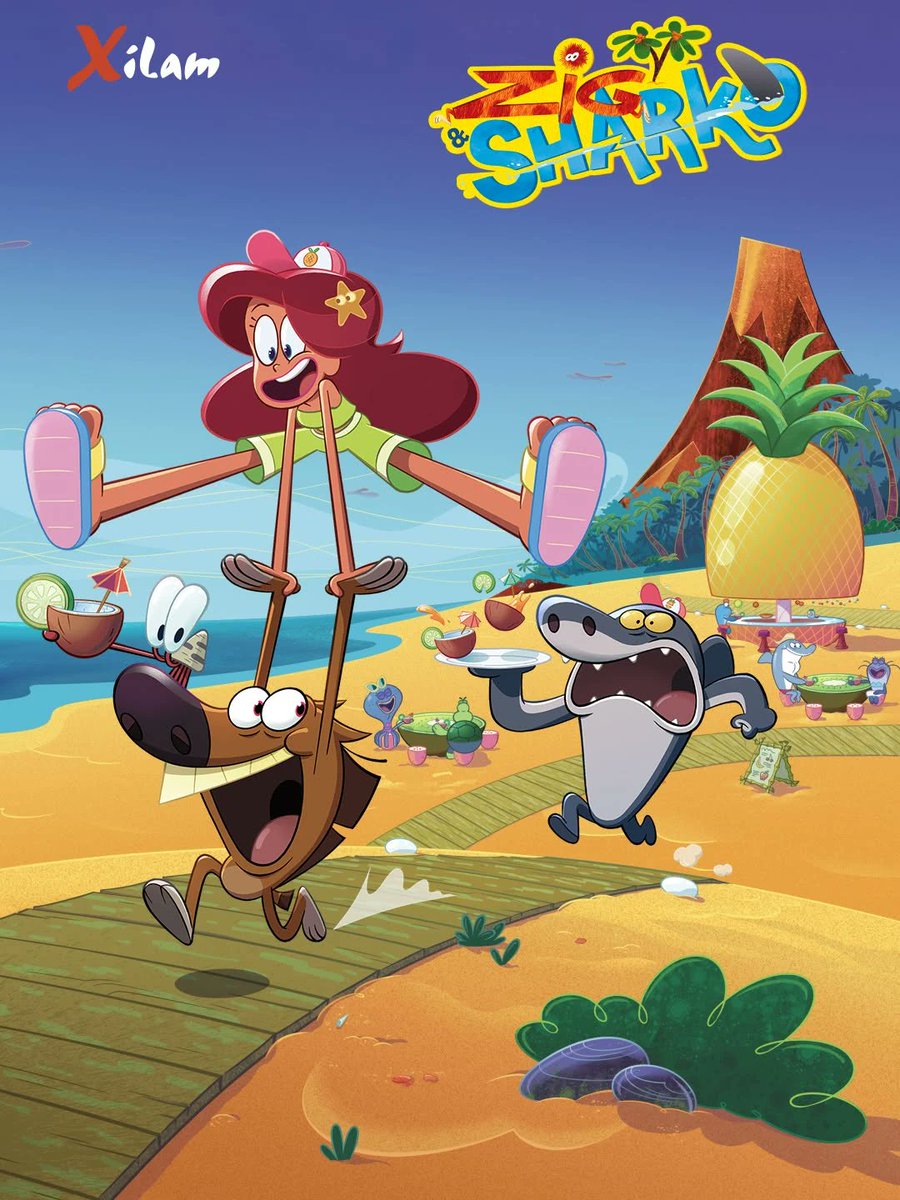 TheCartoonBase's tweet photo. First look at ‘ZIG &amp; SHARKO’ Season 5 titled The Coco Club.

The fifth season is currently in the works and will consist of 52 seven-minute episodes that are scheduled to release in 2027. https://t.co/axYjttj8Tr