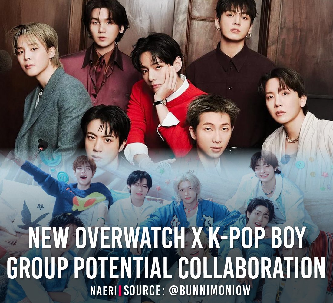 OverwatchNaeri's tweet photo. New #Overwatch x K-pop Boy Group Potential Collaboration 🤝🪩

Aaron Keller said that a collaboration with a K-pop boy group would be cool if it happened, adding that while he couldn't reveal details about future collaborations in advance, it could be a really great one 💭 https://t.co/irvQRPa8yS