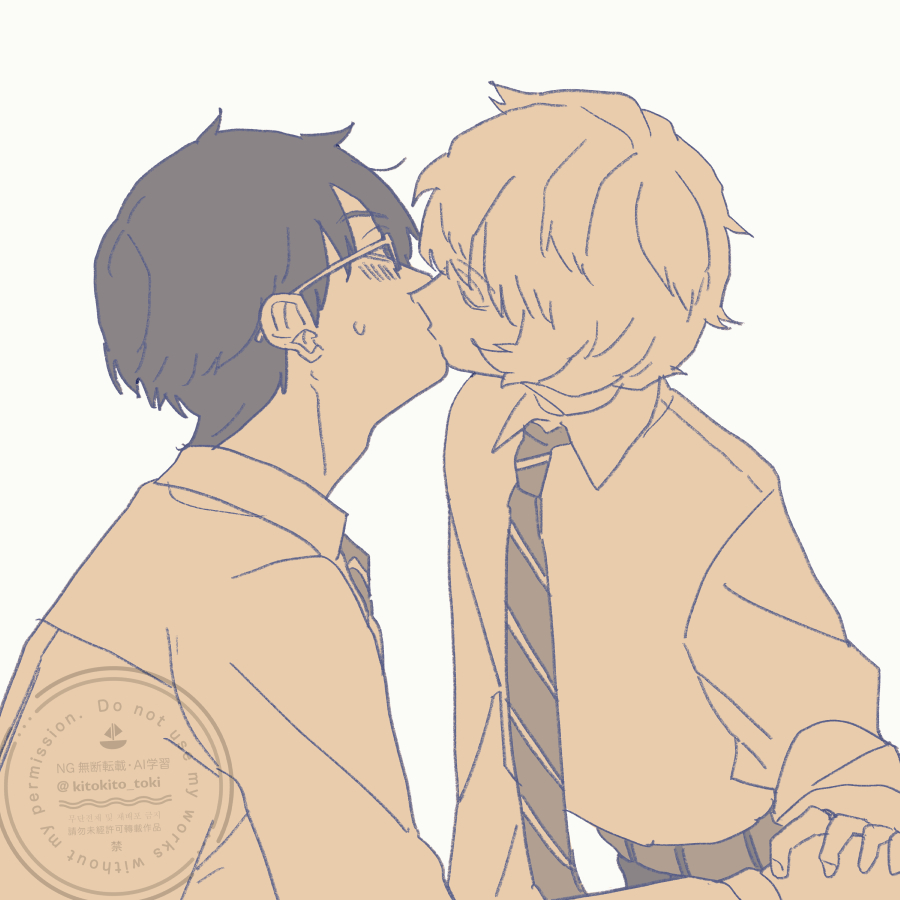 kitokito_toki's tweet photo. キス今昔
※遊修 https://t.co/NenGnLQTvf