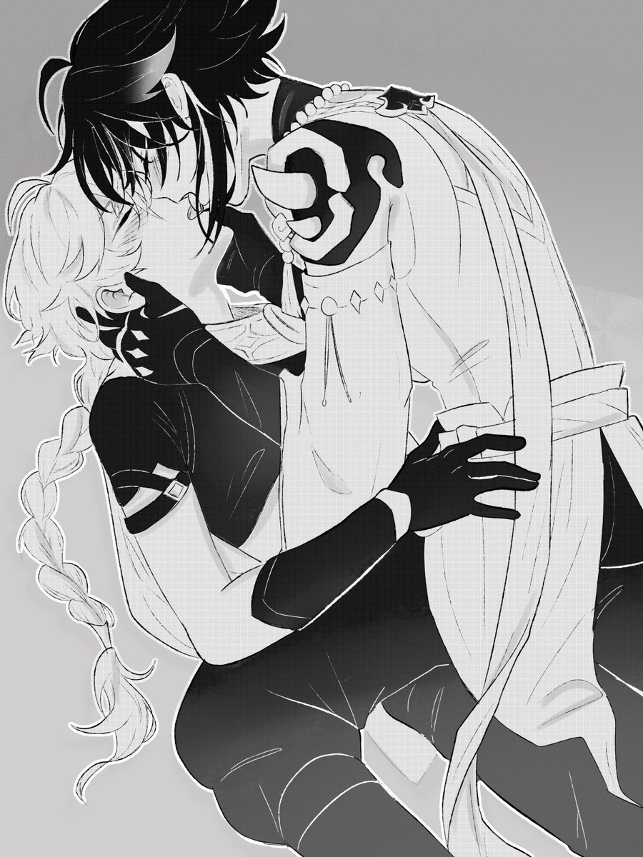 RASHOMAKUIN69's tweet photo. Algún día voy a colorear esto 🫠
#空魈 #xiaother #aexiao https://t.co/JXlpFGXBPt