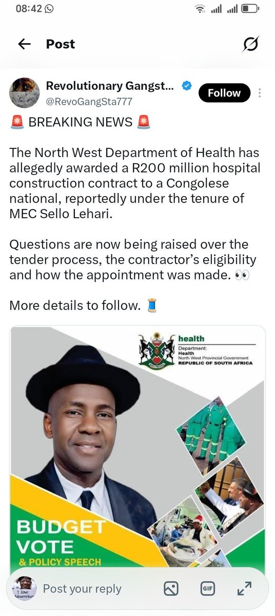 NeoSetati52491's tweet photo. @PhophiRamathuba Please look into this Mme Ramathuba https://t.co/8tt8Imihn9