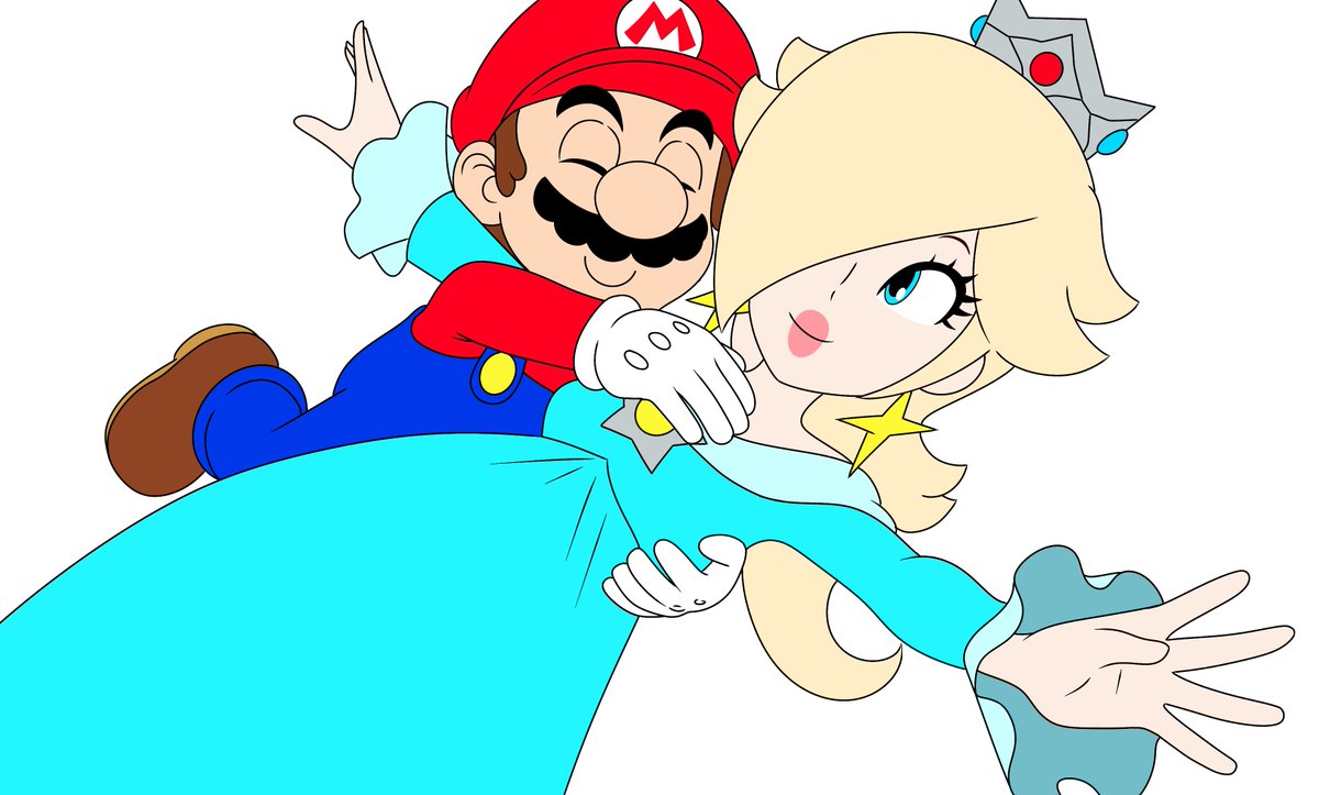 Xaviex2005's tweet photo. Silly goobers~ #MarioxRosalina #ロゼッタ #Rosalina #PrincessRosalina #Mario #SuperMarioGalaxy #princessrosalinafanart https://t.co/g04ySoSgTc