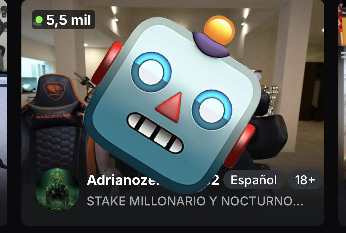elmeromxro's tweet photo. @NAVYSEALBR @tvtop_es Mrpaquetitos32 usando bots de viewers y followers, que puto asco de chilangos 🤖🤖🤖🤖 https://t.co/zVX9wnaNmz