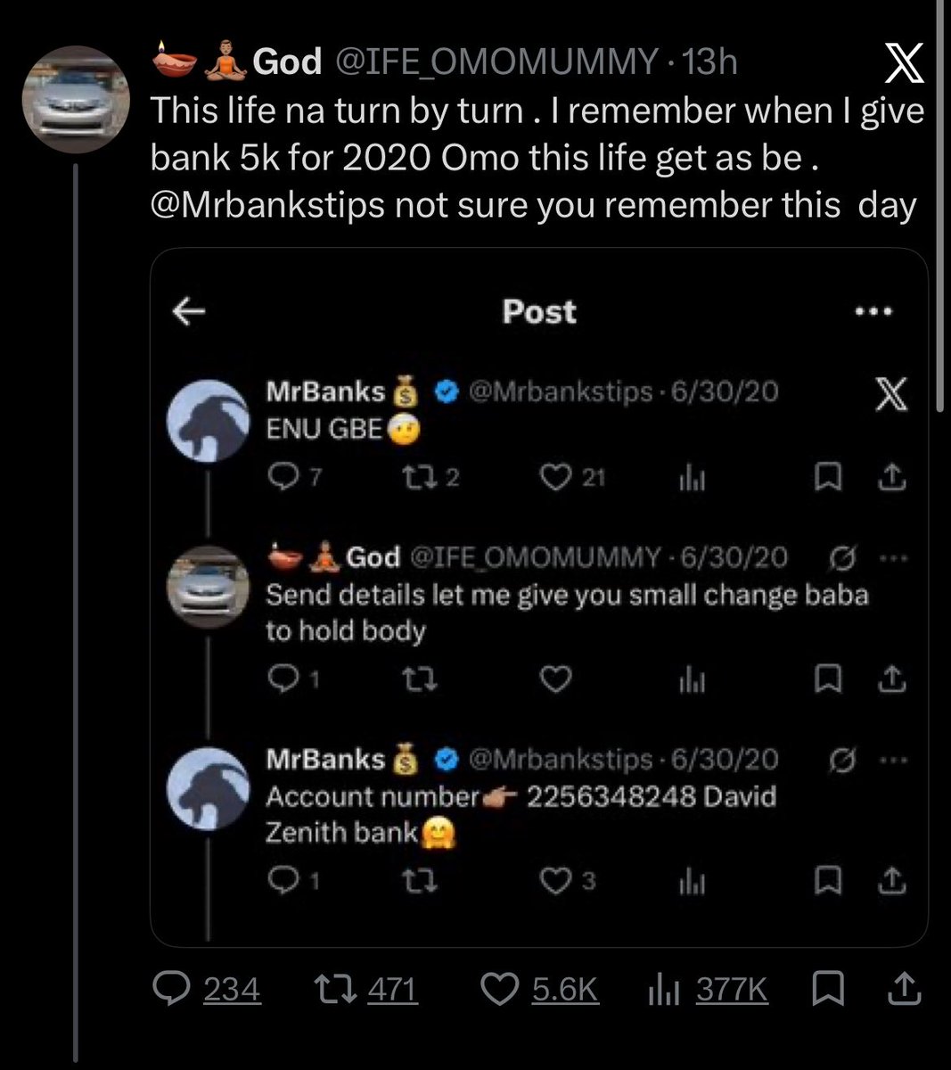 Ewatomiby's tweet photo. Omo they don cast Mr banks face oo🤦🏾‍♂️😭😂 https://t.co/YQAEK9xNLv