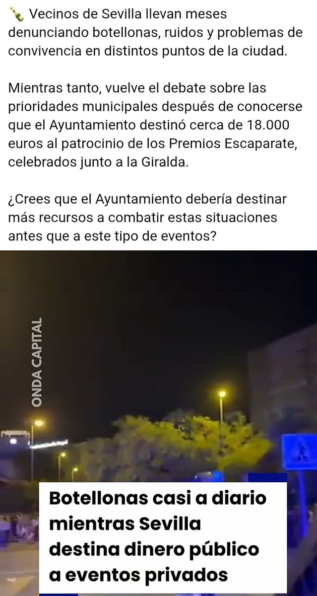 Gorgo57's tweet photo. Oseluis, "Pollatriste", le importa un carajo mientras no afecte a su zona de descanso.
Se debería hacer identificación de estos jóvenes:
¿ Hijos de Concejales y Personal de Confianza del #PP en el Ayuntamiento de #Sevilla?,#EmergenciasSevilla,#Botellon
BY Ciudadanos asqueados https://t.co/WdcJHArv3u