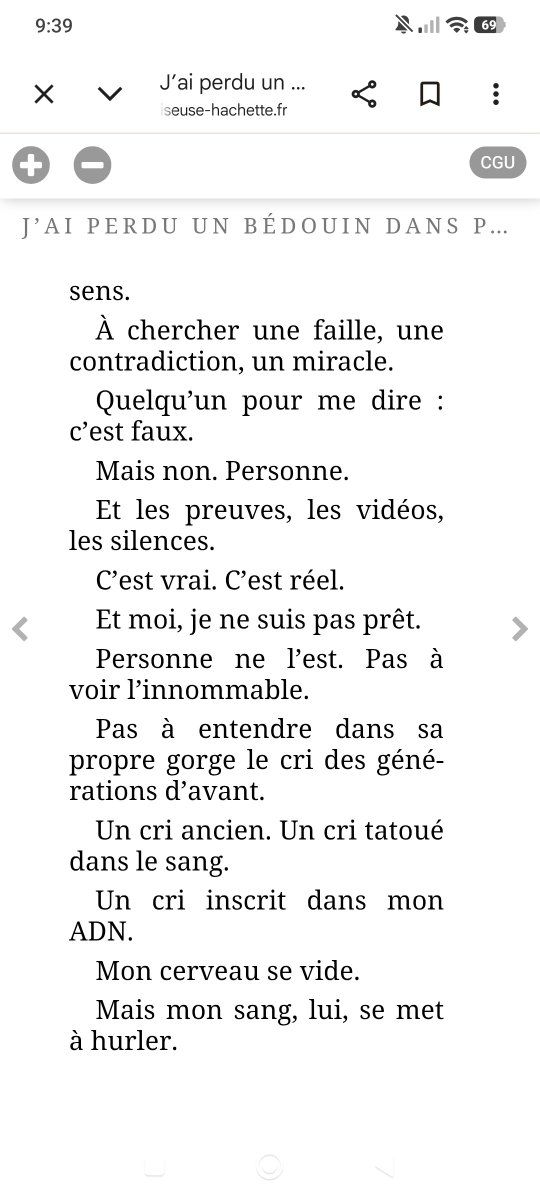 Toussovka's tweet photo. Maintenant que la fraude opérée par Thélyson Orélien est avérée, peut-on se pencher sur le livre d'Arthur, "J'ai perdu un Bédouin dans Paris", publié chez @Grasset également ? Parce que là aussi on reconnaît la patte singulière de la littérature promptée. https://t.co/DuwmHMAr0i