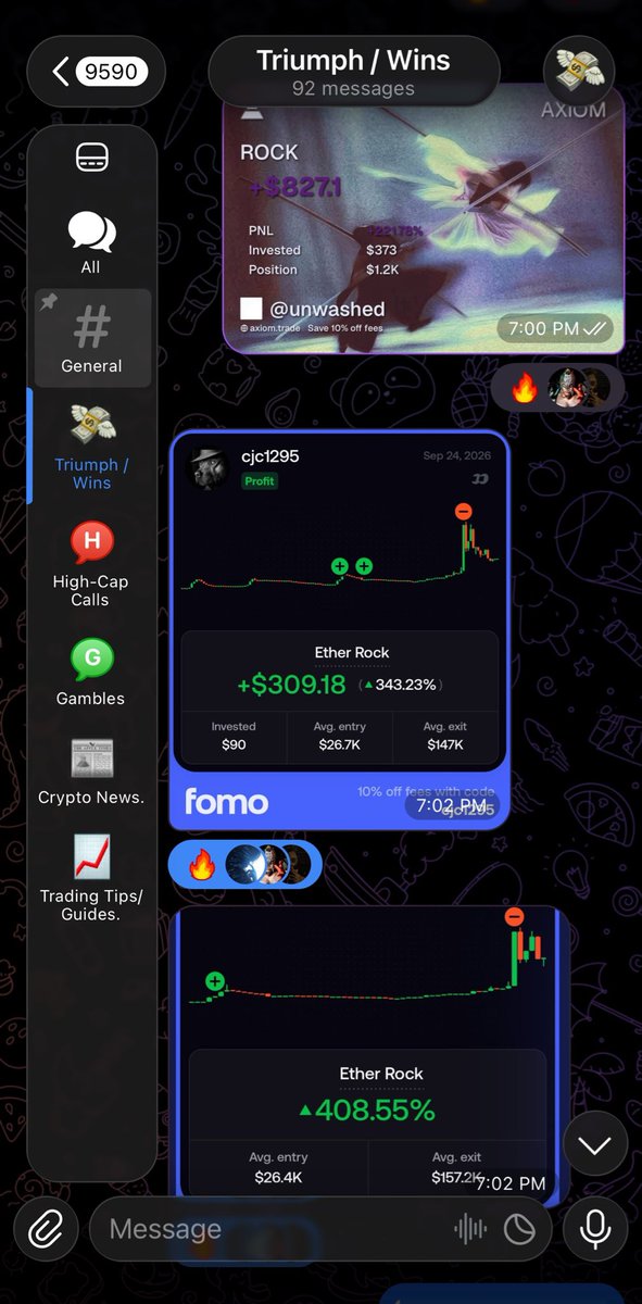 numerofnf's tweet photo. Another day, another solid run 🫡

83% hit rate today. The consistency speaks for itself.

NUMERO — one of the BEST groups onchain https://t.co/zOIOI2DAl0