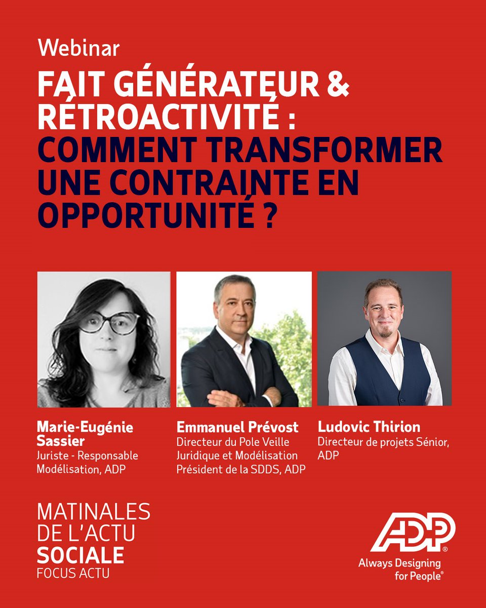 ADP_FR's tweet photo. Rétroactivité et fait générateur : 2027 marque une nouvelle étape pour les équipes #RH et paie.

Passez des règles aux cas concrets : https://t.co/OkFRttrjZp https://t.co/1zTWYHuWXt