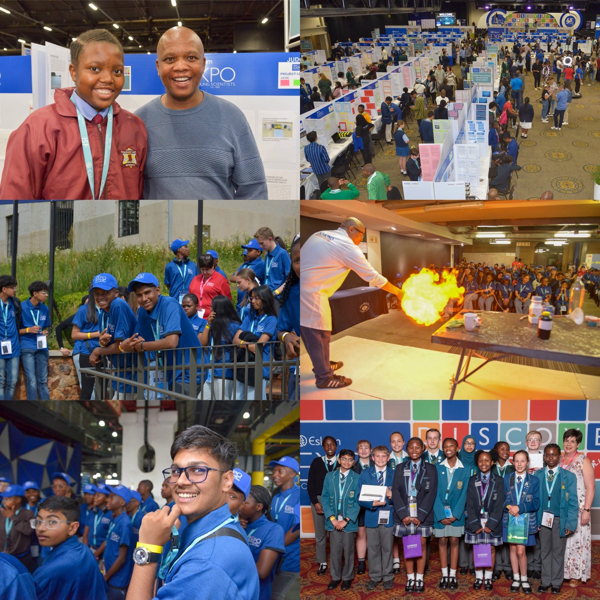 Exposcience's tweet photo. Where could your learners’ ideas take them next year? Schools are encouraged to visit the 2026 Eskom Expo International Science Fair during public viewing on Thursday, 1 October, from 15:00 to 17:00 at Birchwood Hotel and OR Tambo Conference Centre.

Bring your learners to explore projects, speak to young scientists and discover what participating in Eskom Expo could look like. They might leave inspired to start a research project of their own for 2027.

Read more: https://t.co/SQJUpY5hfn

#EskomExpoISF #DiscoverEskomExpo #STEMEducation #YoungScientists