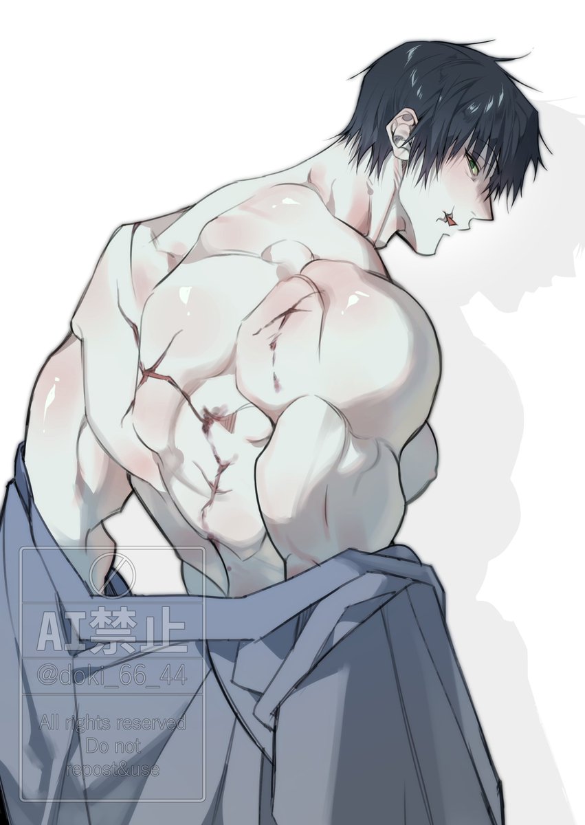doki_66_44's tweet photo. 傷だらけの背中 https://t.co/poyoVVOTF1
