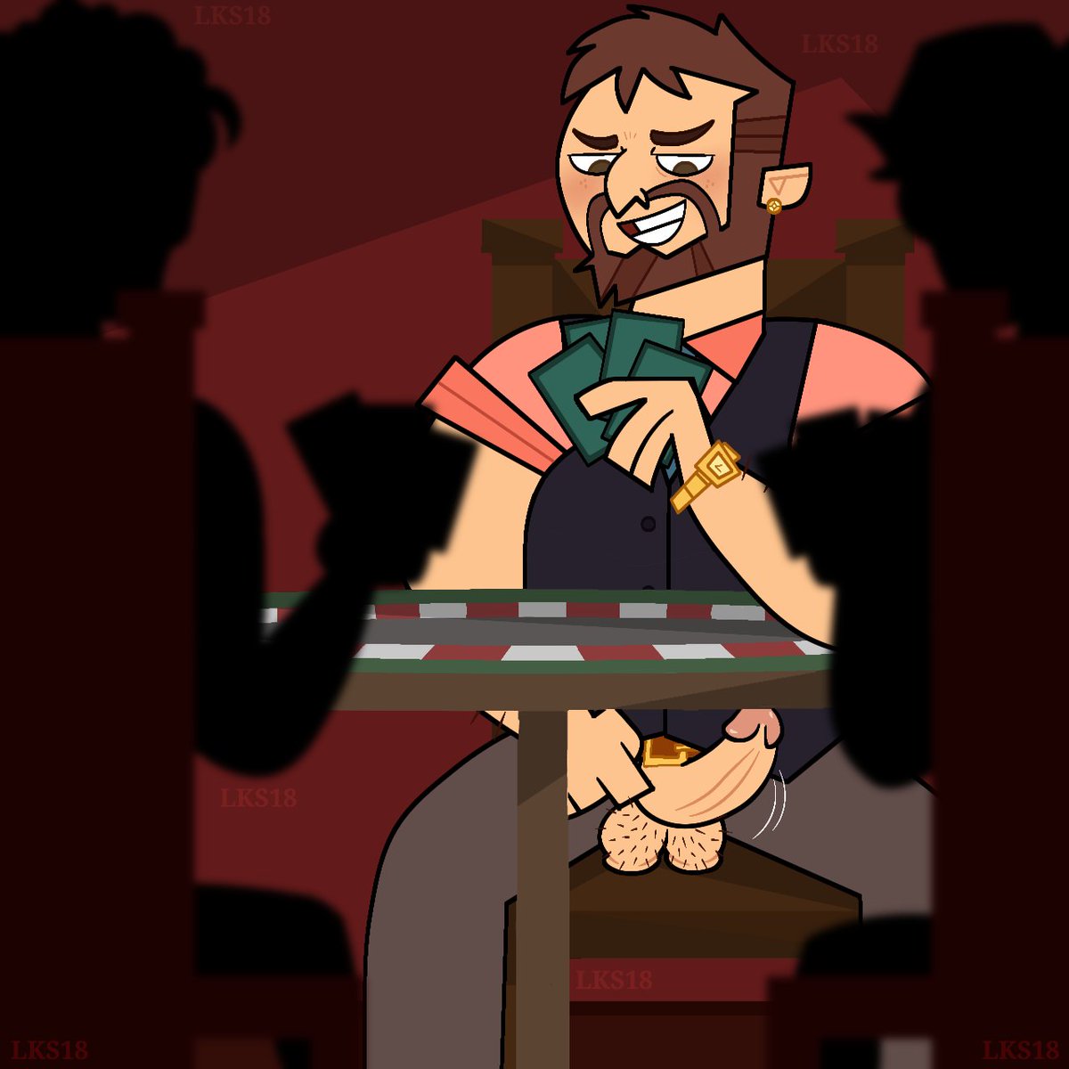 LKS_18's tweet photo. 🔞 Ted is showing off under the table #NSFW #Gay #Yaoi #DCtwt #DisventureCamp #CDtwt #CampamentoDesventura https://t.co/vfRtS6T9eM