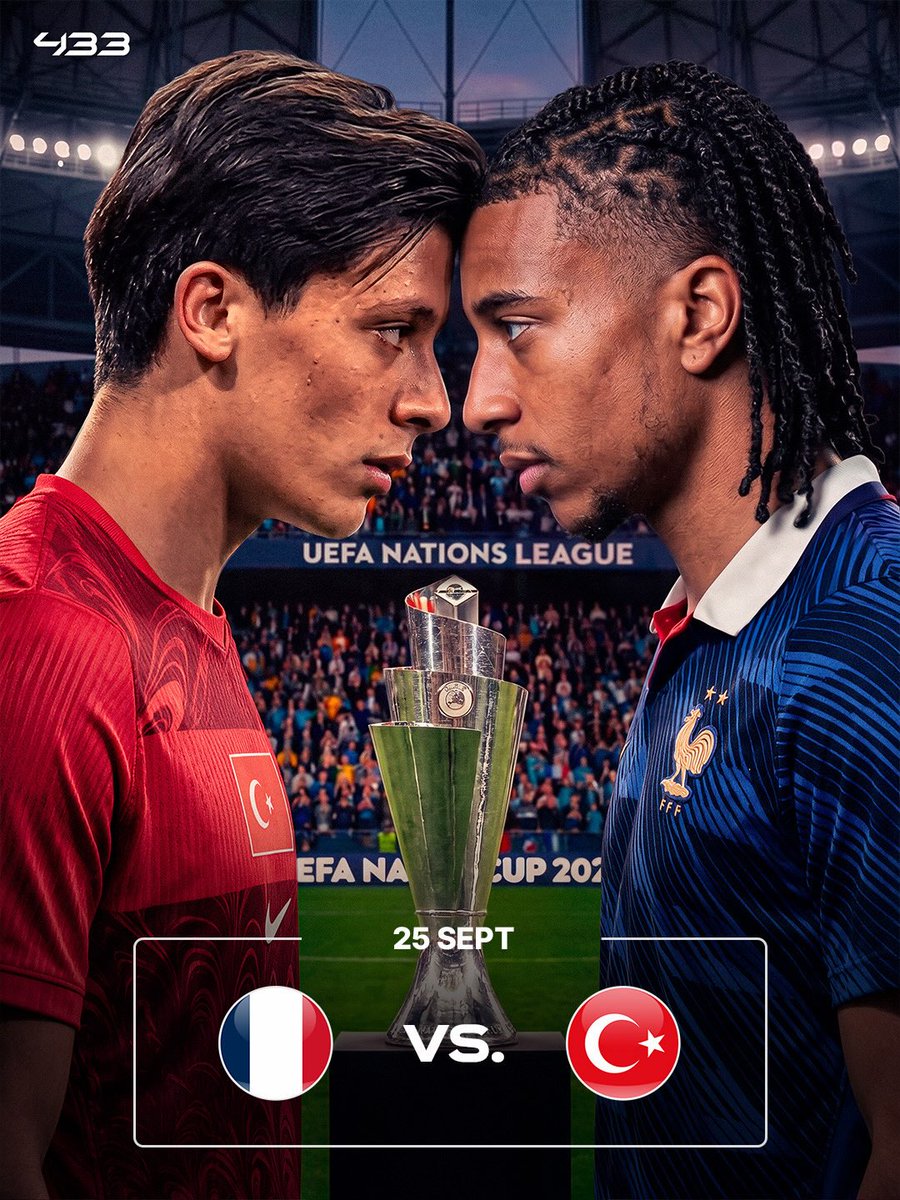 ATFooty_'s tweet photo. 🇫🇷 𝐅𝐑𝐀𝐍𝐂𝐄 𝐕𝐒 𝐓𝐔̈𝐑𝐊𝐈𝐘𝐄 🇹🇷 — 𝐙𝐈𝐃𝐀𝐍𝐄’𝐒 𝐃𝐄𝐁𝐔𝐓 🫨

𝒁𝒊𝒏𝒆𝒅𝒊𝒏𝒆 𝒁𝒊𝒅𝒂𝒏𝒆 makes his debut as France head coach as Les Bleus face Türkiye in the Nations League 🧠

Arda Güler comes up against his Real Madrid teammates Mbappé and Camavinga, as well as his former coach Zidane 👀

France will be without Konaté, who was forced to leave the squad yesterday due to injury 🤕

𝑻𝒉𝒆 𝒁𝒊𝒅𝒂𝒏𝒆 𝒆𝒓𝒂 for Les Bleus 𝙎𝙏𝘼𝙍𝙏𝙎 𝙉𝙊𝙒 ✨🇫🇷

𝗪𝗛𝗢 𝗧𝗔𝗞𝗘𝗦 𝗧𝗛𝗘 𝗪𝗜𝗡❓🤔