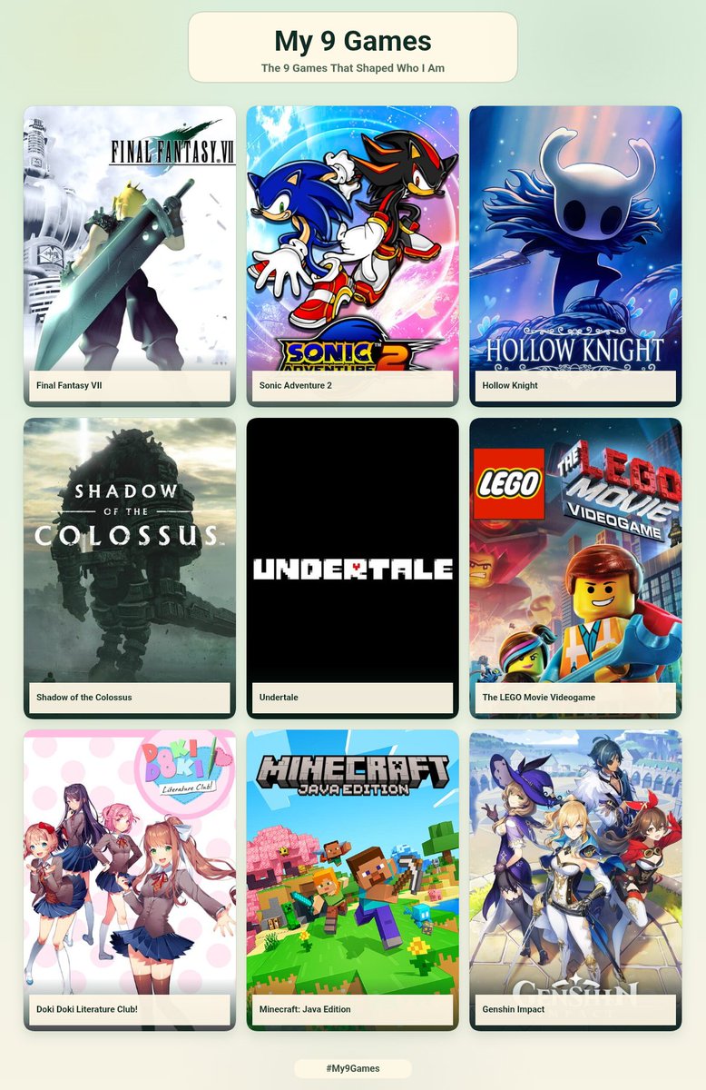 krystal_is_dumb's tweet photo. These are more than just games I like

These are games that shaped me as a human being to the person I am today https://t.co/DVl8Ok7PYX