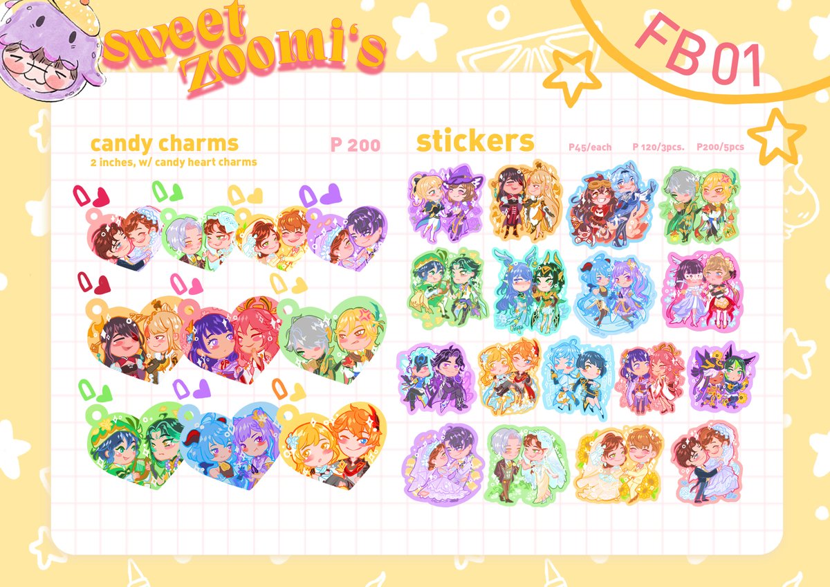 fran_ncii's tweet photo. (🩷+🔄)
Finally a #CosplayMania2026 catalog!  (1/4)

🪸 phnx, twst, genshin, hsr, shoujo
🪸 will also have clearing out sale for some merch not on this catalog 
🪸 reservations are open but limited til oct. 1! DM to reserve <3 
#fanfairatcosplaymania2026 https://t.co/PmaxXZJxAo