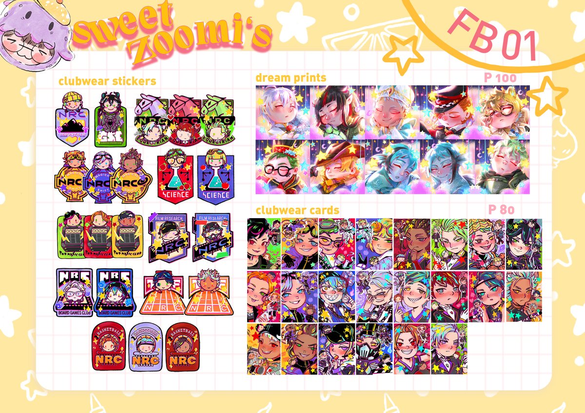fran_ncii's tweet photo. (🩷+🔄)
Finally a #CosplayMania2026 catalog!  (1/4)

🪸 phnx, twst, genshin, hsr, shoujo
🪸 will also have clearing out sale for some merch not on this catalog 
🪸 reservations are open but limited til oct. 1! DM to reserve <3 
#fanfairatcosplaymania2026 https://t.co/PmaxXZJxAo
