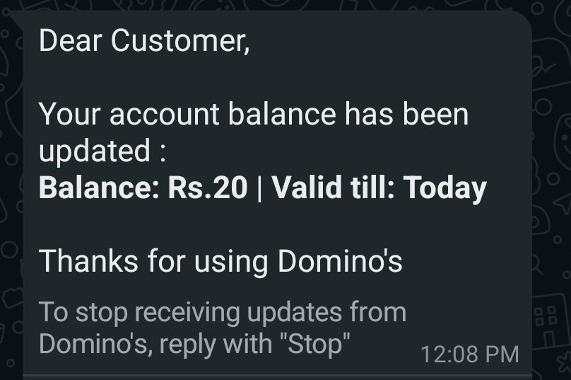x_Rexniser_x's tweet photo. 20 rupee mei kya lunga bsdk @dominos https://t.co/CQ0z9jps4v