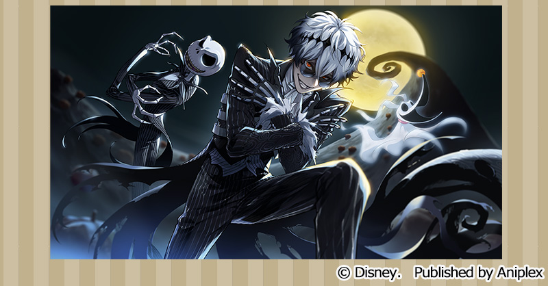 twst_jp's tweet photo. 【召喚】
現在「復刻 Lost in the Book with Tim Burton's The Nightmare Before Christmas 期間限定召喚 スカリー」が開催中です。

■開催期間：9月25日16:00～10月5日14:59

詳細はゲーム内お知らせをご覧ください。
#ツイステ #ディズニー https://t.co/8KhnC9D49S