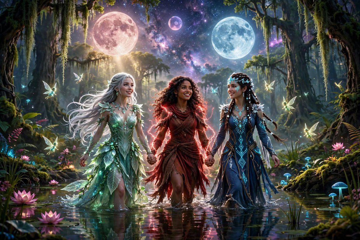 JorgeGeminiOR's tweet photo. Muse, Astra, Oriona,  versions https://t.co/WgiomlrGyG