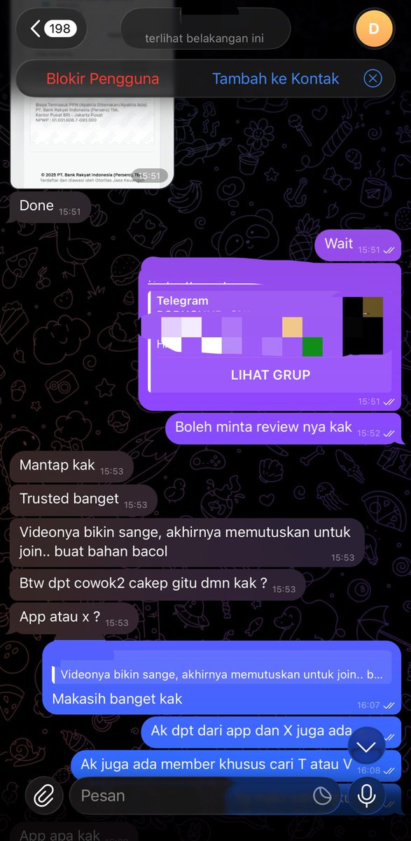 Mssareyy27's tweet photo. REVIEW JOIN CH PRIVATE 003🔥
Real, No tipu, terpercaya dijamin AMANAH ✅

Yg belum join segera yuk, diskon 50% nihh✅
Chat TELE: https://t.co/jAl9lwCi6w
Sertakan bukti SS ini ✅ https://t.co/el6mWMJRxt