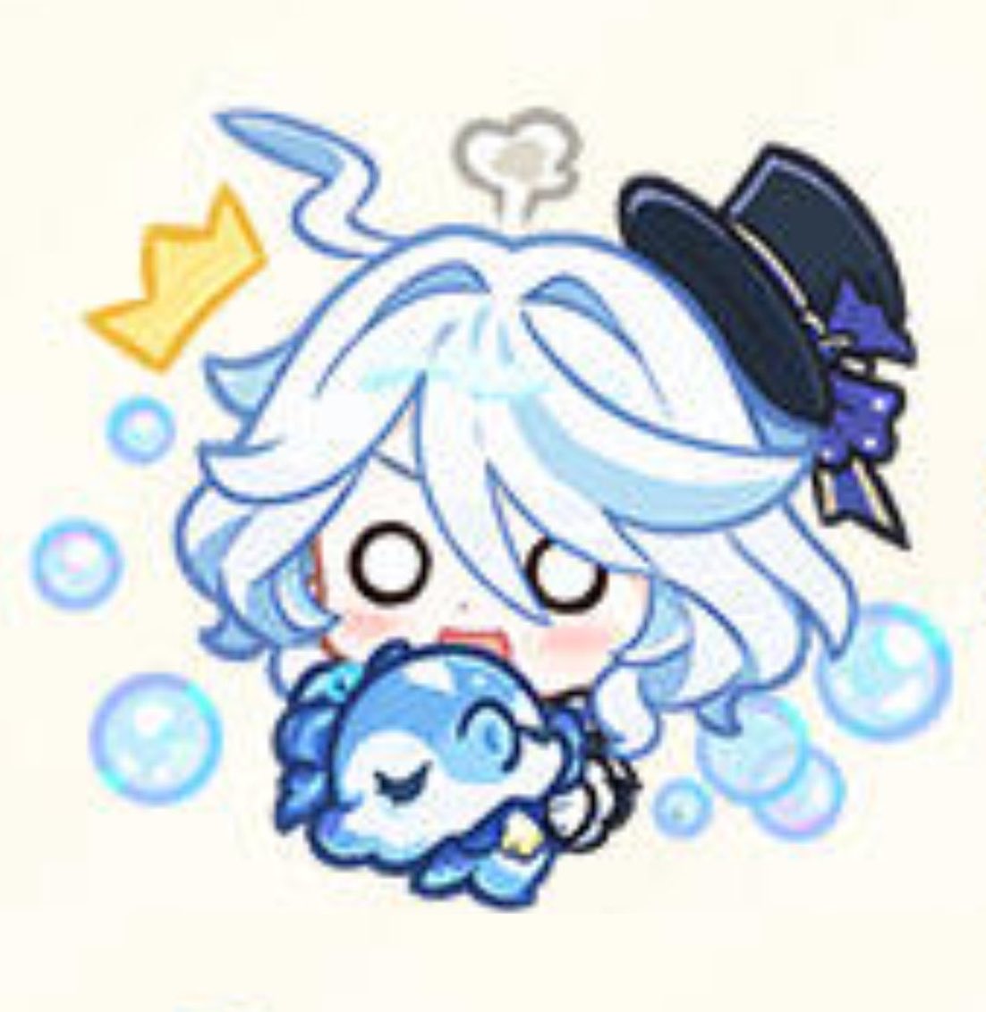 Genshin_Forever's tweet photo. Look how cute Furina looks when she looks silly. https://t.co/fAUWNJDyTu