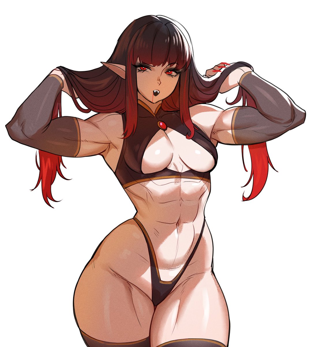 Meezady's tweet photo. a buff vampire he-he ! patreon gift! https://t.co/UtWnPc0PmH