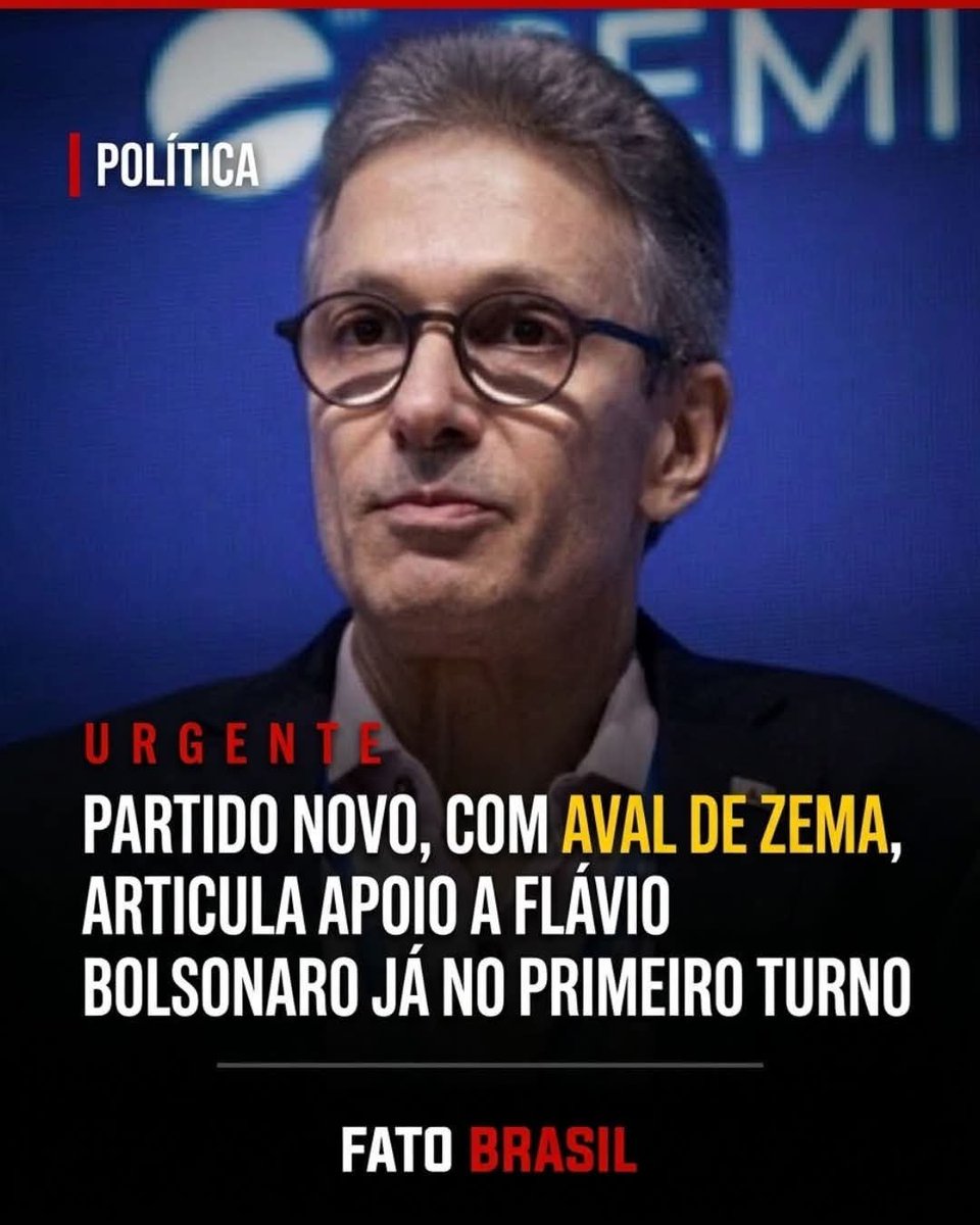 AngelicaKu52947's tweet photo. ASSIM SE FAZ SE QUISER SALVAR O BRASIL DOS TERRORISTAS!💪

👇URGENTE- Partido Novo,com aval de Zema,articula apoio a Flávio Bolsonaro já no primeiro turno. https://t.co/rzIbDwpEsU