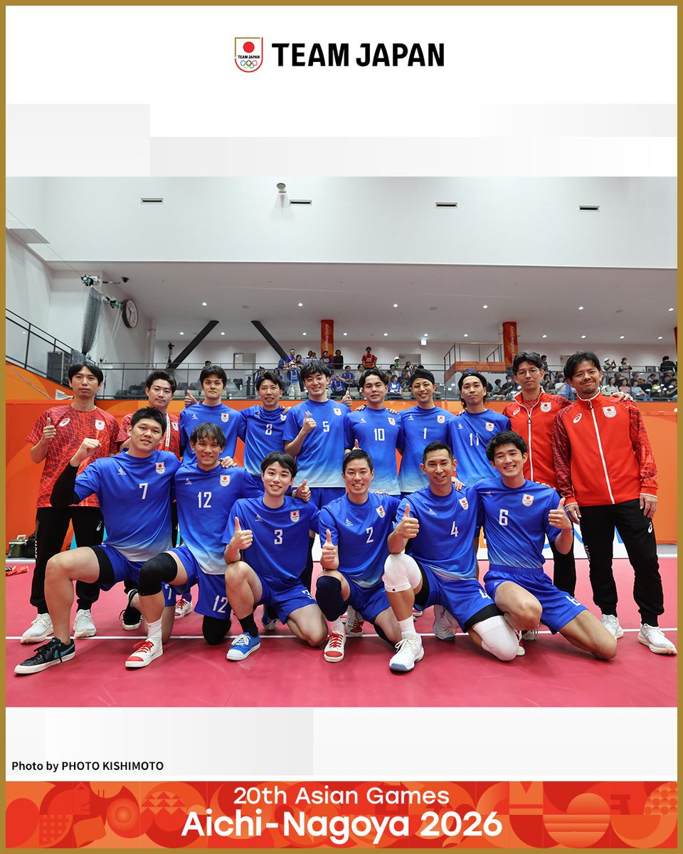 TeamJapan's tweet photo. ◤ 📸TEAM JAPAN Shots #愛知名古屋2026 ◢

👟セパタクロー
男子チームレグ 3位🥉

予選リーグを通過し、準決勝に進んだ #TEAMJAPAN ✨
準決勝では惜しくも敗れましたが、銅メダル獲得となりました👏

#ともに一歩踏み出す勇気を

愛知・名古屋アジア大会はTBS ▶︎ @TBS_TV_S1 https://t.co/LX79GJMXkw