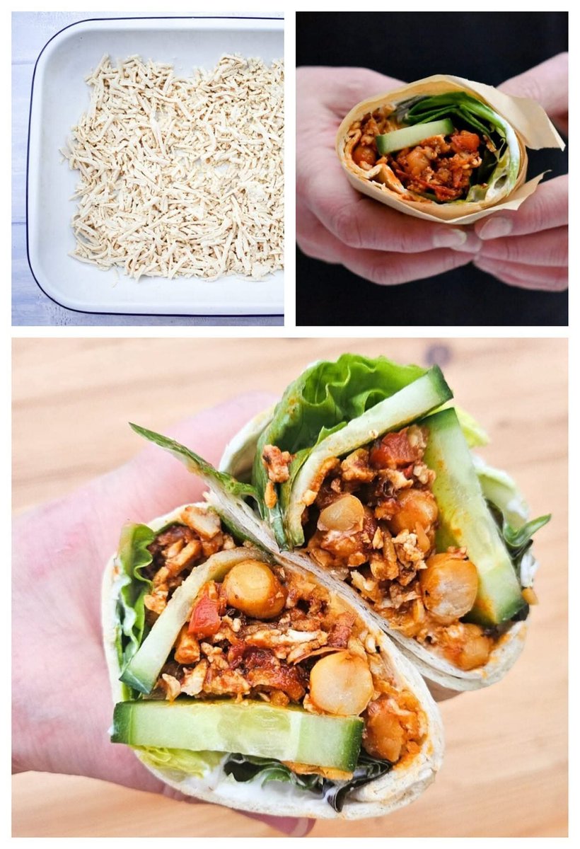 vegan_lunch_box's tweet photo. First from the lunchbox today, the most incredible gochujang shredded tofu &amp; chickpea wraps. These bad boys are packed with flavour. So good!
https://t.co/yYN5pRSVCM 
#tofu #gochujang https://t.co/Zdv2Nd868o