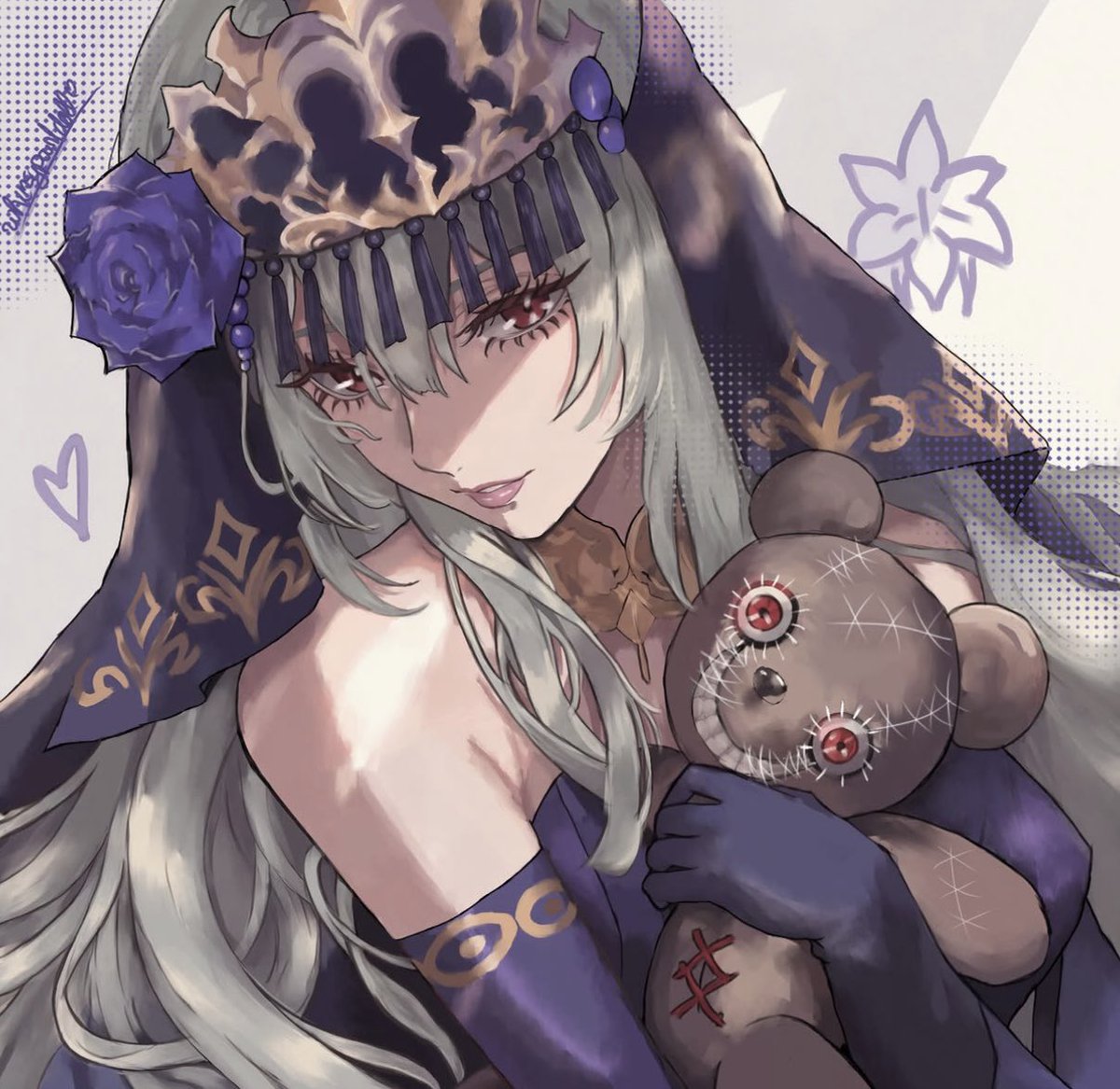 whimsypaintdoll's tweet photo. posting Iliana and otto from fortunes weave here too cause i haven’t done that yet </3 https://t.co/nmodCyjpXB