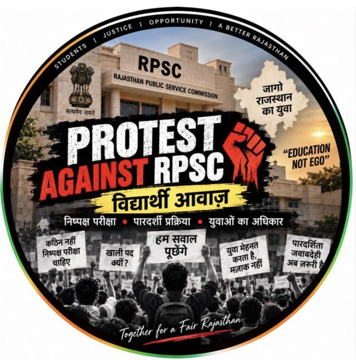 meena_lalaram's tweet photo. हम लड़े थे पहले भी और लड़ेंगे आगे भी !
#SI अभ्यर्थियों के हक के लिए हम फिर से मैदान में मजबूती से लड़ेंगे 

28 सितंबर को सभी साथी शहीद स्मारक जयपुर #RPSC के खिलाफ आवाज बुलंद करने पहुंचे !

#28_सितंबर_जयपुर_चलो
#जयपुर #jaipur https://t.co/EIMaoYxXnP