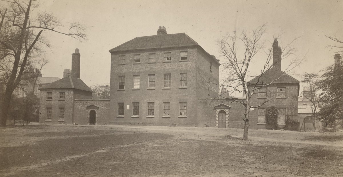 TheIronRoom's tweet photo. #PhotoFriday today is this 1870s view of Harpers Hill at the junction of James Street and Northwood Street. The house was the home of James Watt. Ref - WK/B11/5940 @LibraryofBham @Brumpic https://t.co/YeNYzjRON3