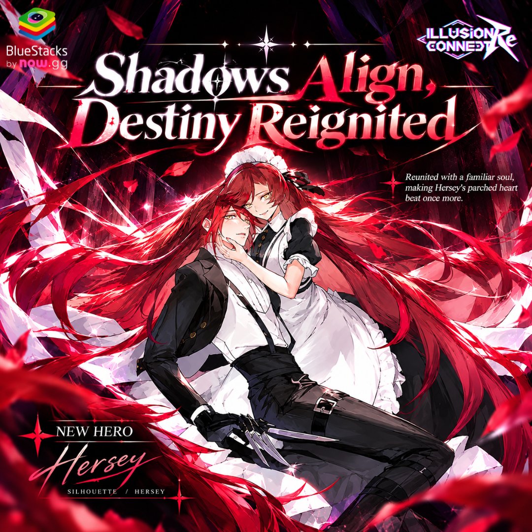 bluestacksinc's tweet photo. 🗡️ SP COMPANION SILHOUETTE: HERSEY HAS ARRIVED TO SHATTER THE DREAM IN ILLUSION CONNECT RE! ✨

Making our pulls right now to lock in this iconic SP hero. 

[Check First Comment For link ]

#IllusionConnectRe #イリュージョンコネクト #イリュコネ #MMORPG #RPGgaming https://t.co/8NS5AzKJ7A