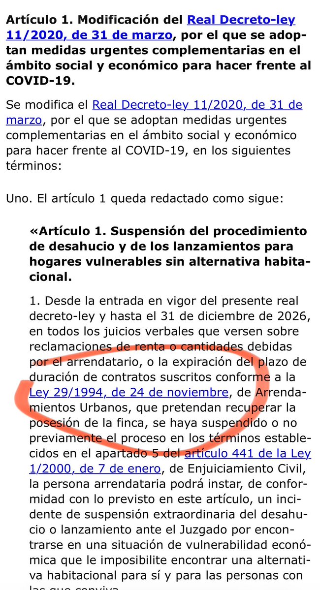 JudgeTheZipper's tweet photo. El RD 2/26, de 3 de febrero, no convalidado, no hubiese impedido este desahucio, porque el contrato al que se había subrogado Maricarmen era de los años 50, bajo una ley franquista, y ese RD solo se aplicaba a los contratos celebrados conforme a la LAU de 1994. https://t.co/HS8dBqIVuz