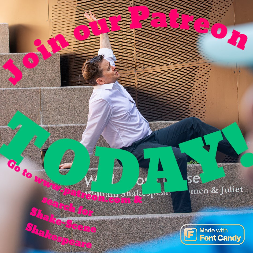 shakescenery's tweet photo. Want to be in on the #Shakespeare from #cuesonly #liveperformance fun? Join our Patreon today & join our #theatre family! #Shakespeare2026
Go to https://t.co/skAG208JOb & search for Shake-Scene Shakespeare
#foryoupage #viral
Buy us a Ko-fi! https://t.co/MEj7IUmNFB
#LoveAKofi https://t.co/V4TqIFz6Xh