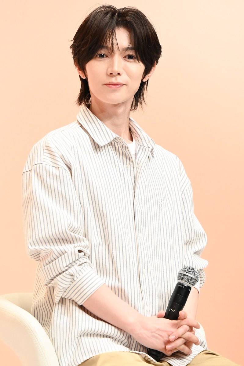 natalie_mu's tweet photo. ＼ 🍞 制作発表レポ（写真10枚）🥐 ／

Travis Japan七五三掛龍也の天敵は
ネギとニラ🔪
https://t.co/J4wwXgb8DV

ドラマ「小麦とバターと復讐と」会見で
理由が明らかに

#小麦とバターと復讐と #七五三掛龍也 https://t.co/L53clIDvZl
