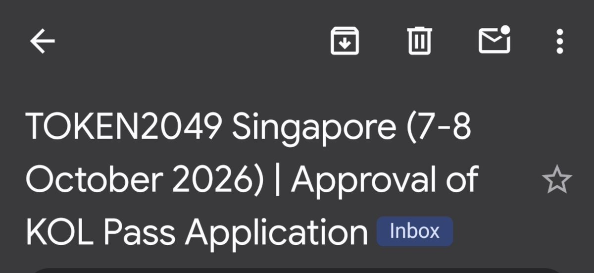 Gautamguptagg's tweet photo. My @token2049 Singapore 2026 KOL application just got approved

Should I come to TOKEN2049 Singapore ? 🇸🇬

One of the biggest crypto events in the world - 25,000+ attendees, founders, builders, investors &amp; KOLs under one roof.

who’s coming 👀 https://t.co/h5Pwgf7FlN