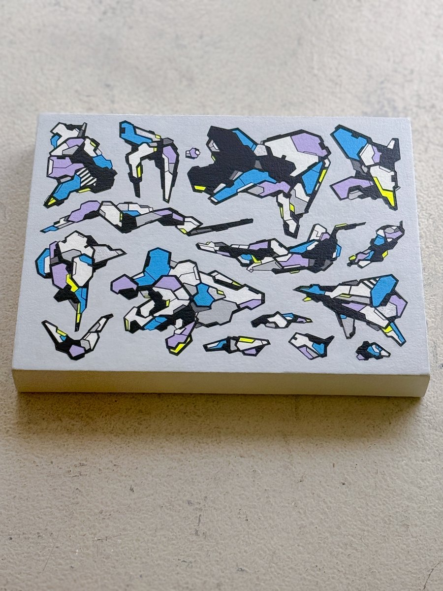 moopee1176's tweet photo. OOD Lineform / Schema 998 : Extras
Acrylic on cotton-covered wooden panel.
Fragmented forms without fixed roles, purposes, or proper names. Ambiguous presences like extras, quietly composing the background of the world.

#contemporaryart #acrylicpainting #graphicart https://t.co/kRd8Th2SLC